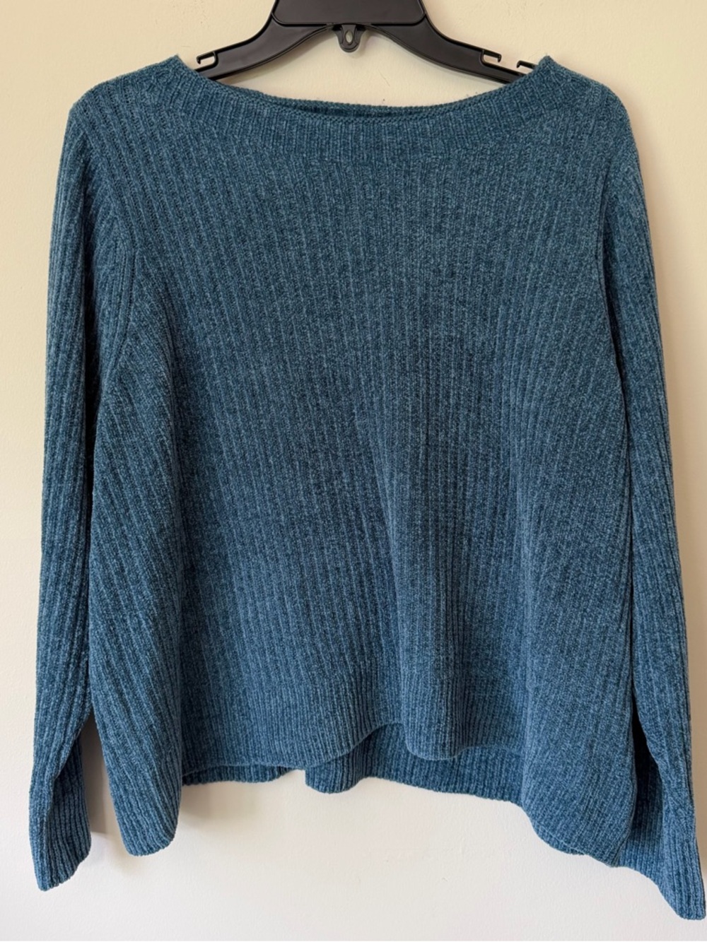 eileen fisher Chenille Rib Sweater Color: Sea Spray Size Large $288
